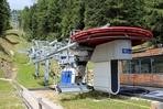 dolní stanice čtyřsedačky Doss dei Gembri / Foto : Radim Polcer 29.07.2012