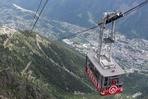 kyvadlová lanovka na Brévent / Foto : Radim Polcer 17.07.2013